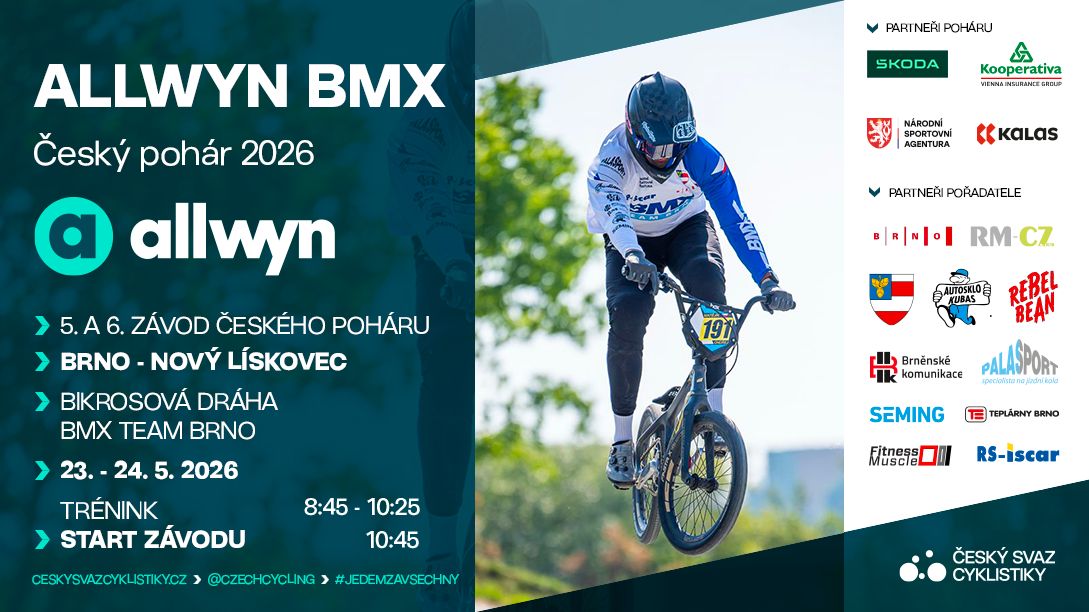 Pozvánka: 5. a 6. kolo allwyn Českého poháru | Brno-Lískovec